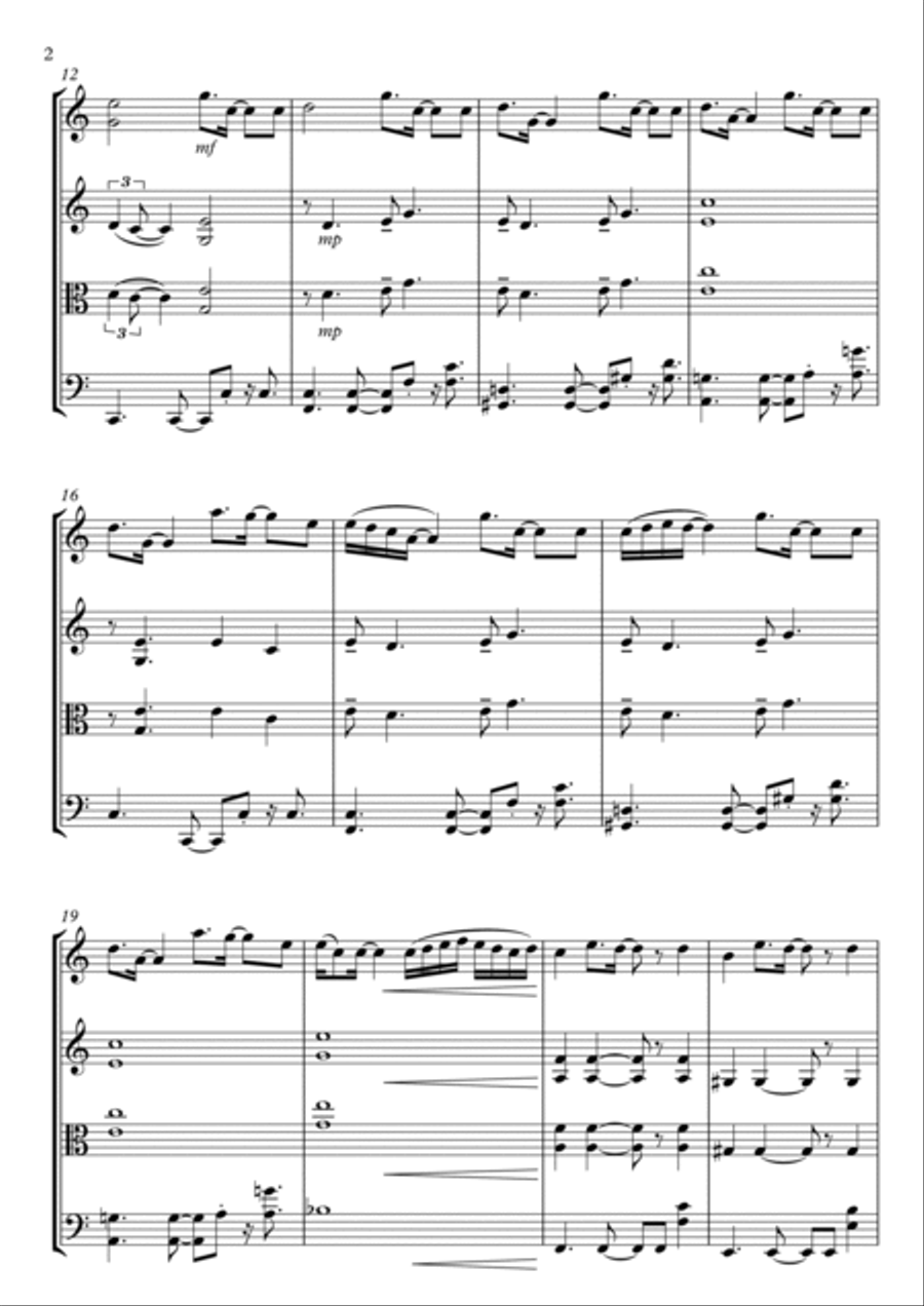Thank U, Next String Trio scores gallery preview page 3