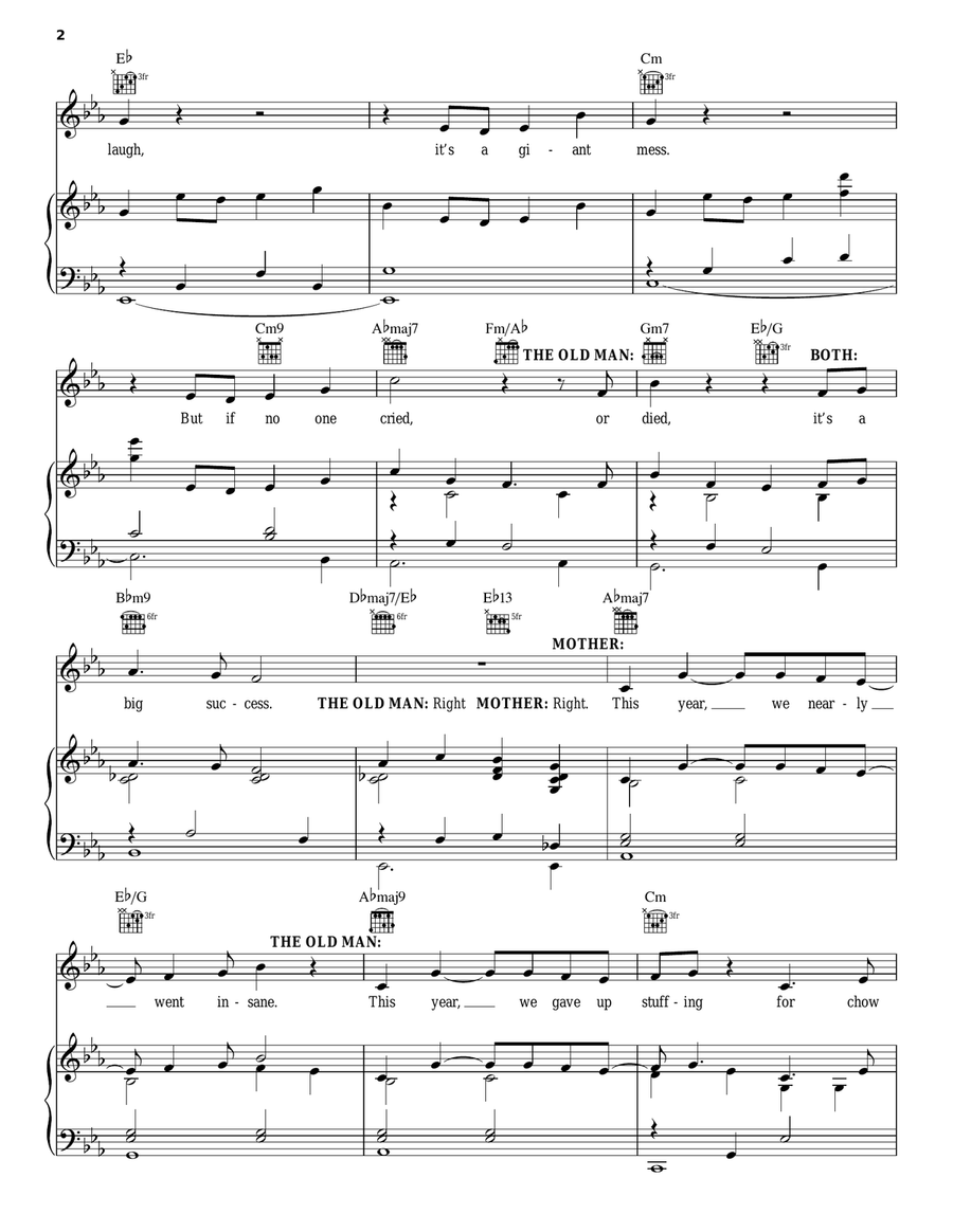 A Christmas Story A Christmas Story Piano, Vocal, Guitar scores gallery preview page 2