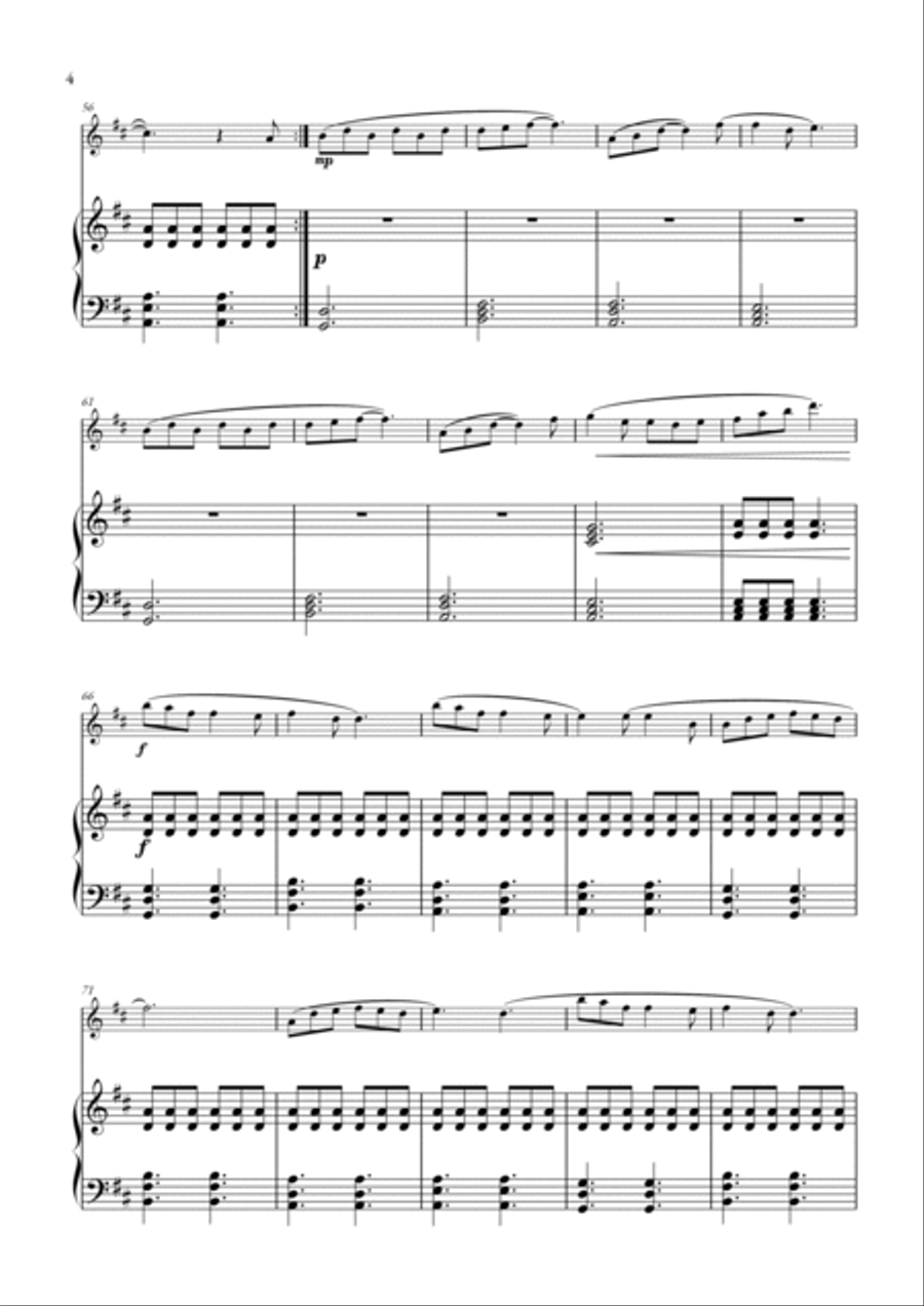 Dandelions Dandelions Flute scores gallery preview page 4