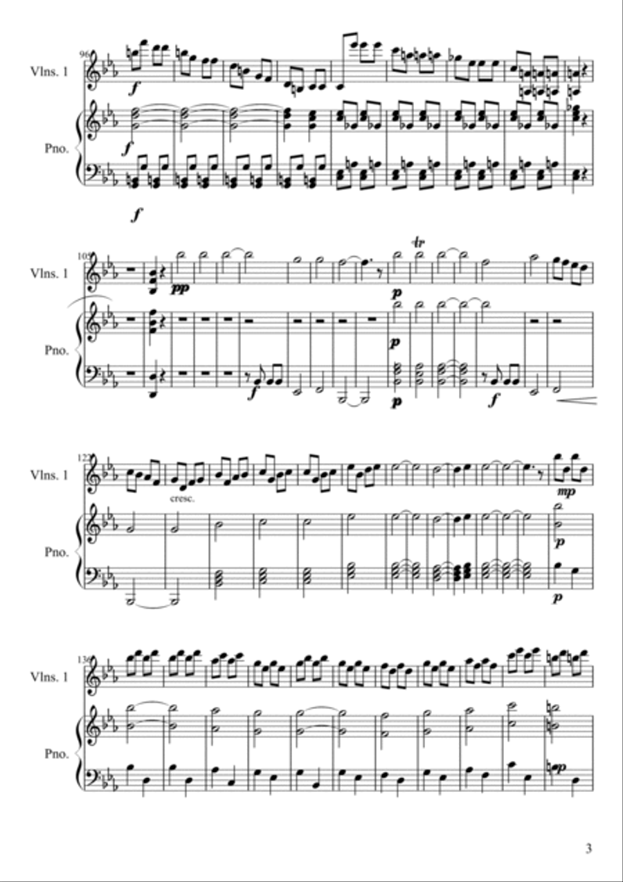 Autarkeia: It is Well With My Soul Small Ensemble scores gallery preview page 3
