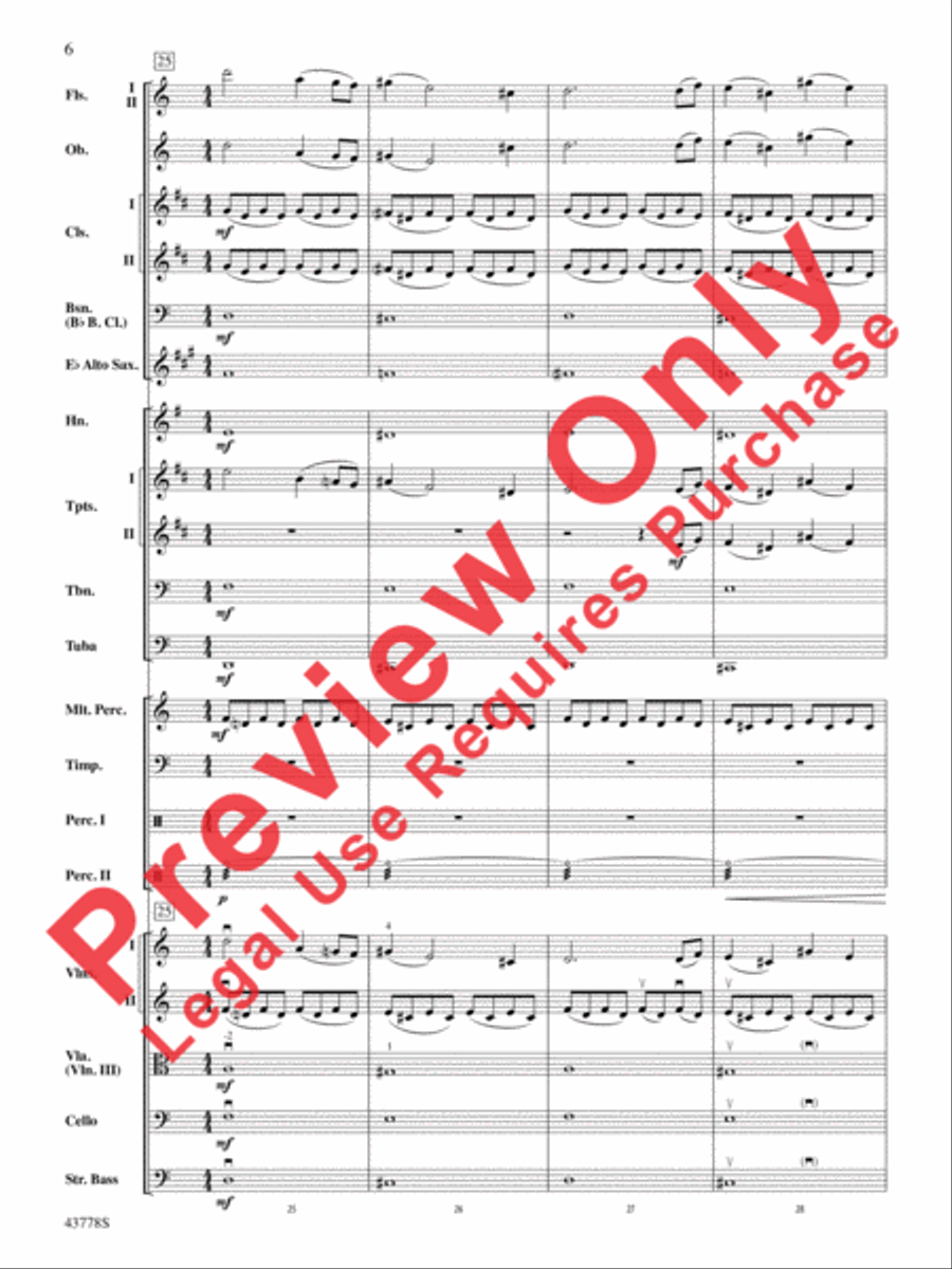 Godzilla Full Orchestra scores gallery preview page 26