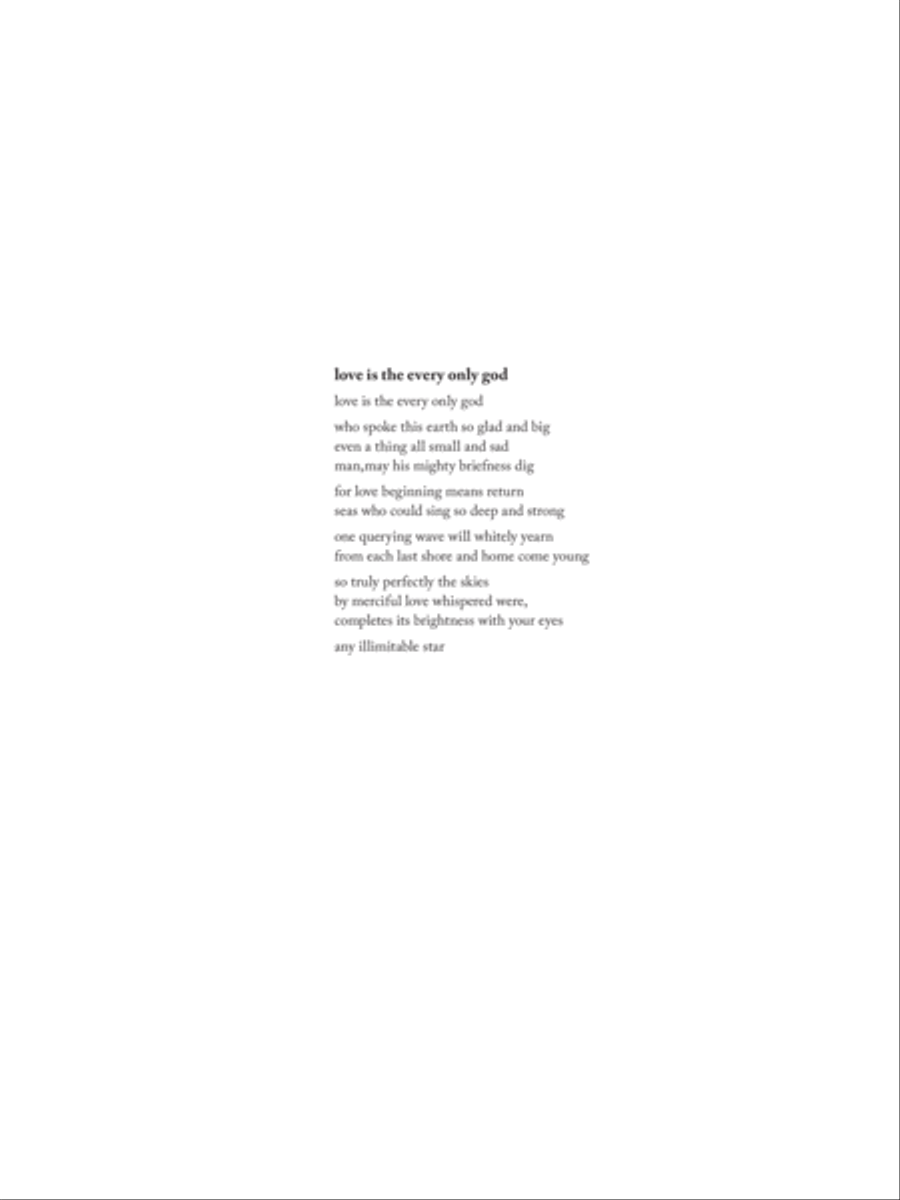 love is the every only god Soprano Voice scores gallery preview page 1