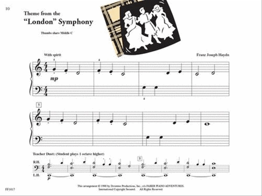 PreTime® Piano Classics Piano Method scores gallery preview page 4