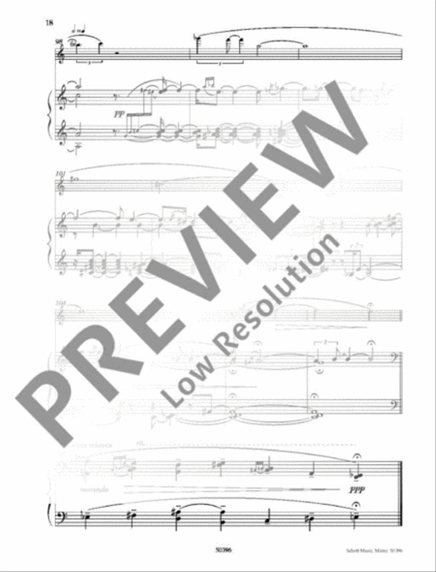 Epitaph Violin Solo scores gallery preview page 19