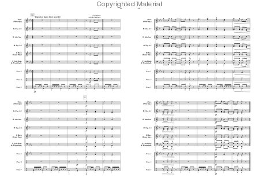 Discovery March Discovery March Concert Band scores gallery preview page 7