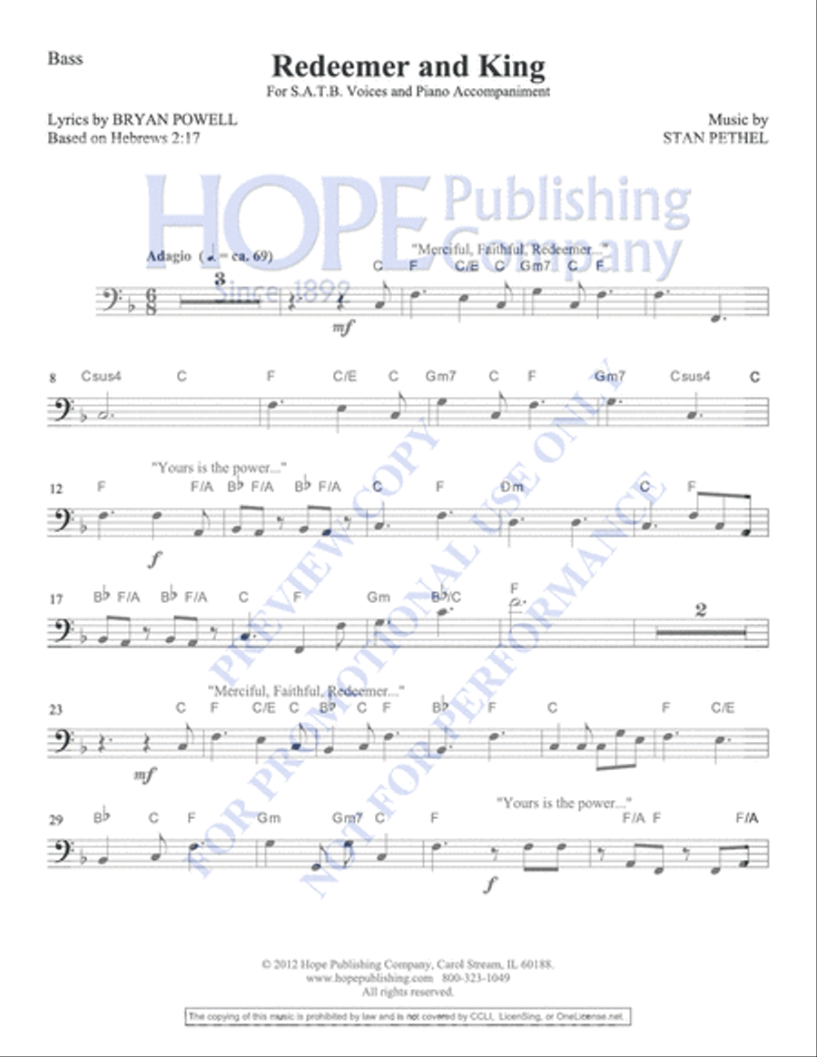 Redeemer and King Redeemer and King Choir scores gallery preview page 4