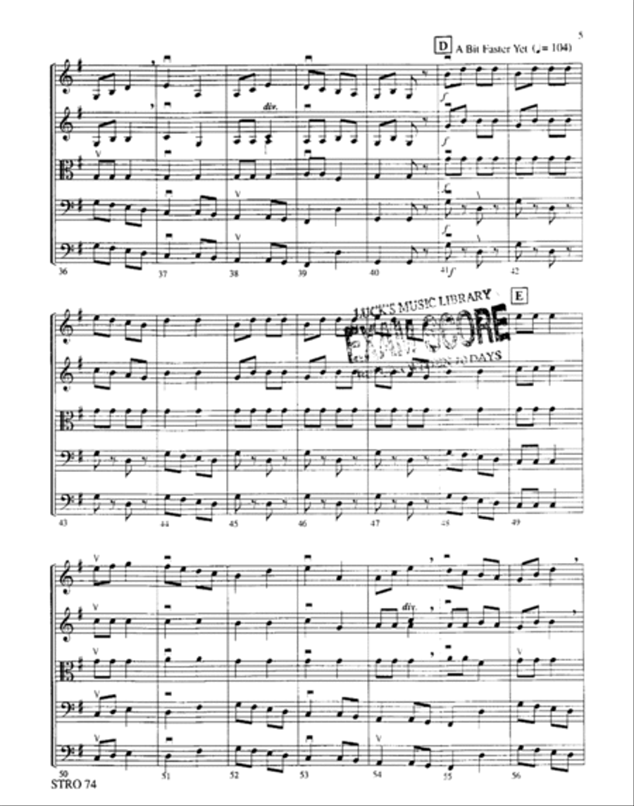 Flirtation Orchestra scores gallery preview page 4