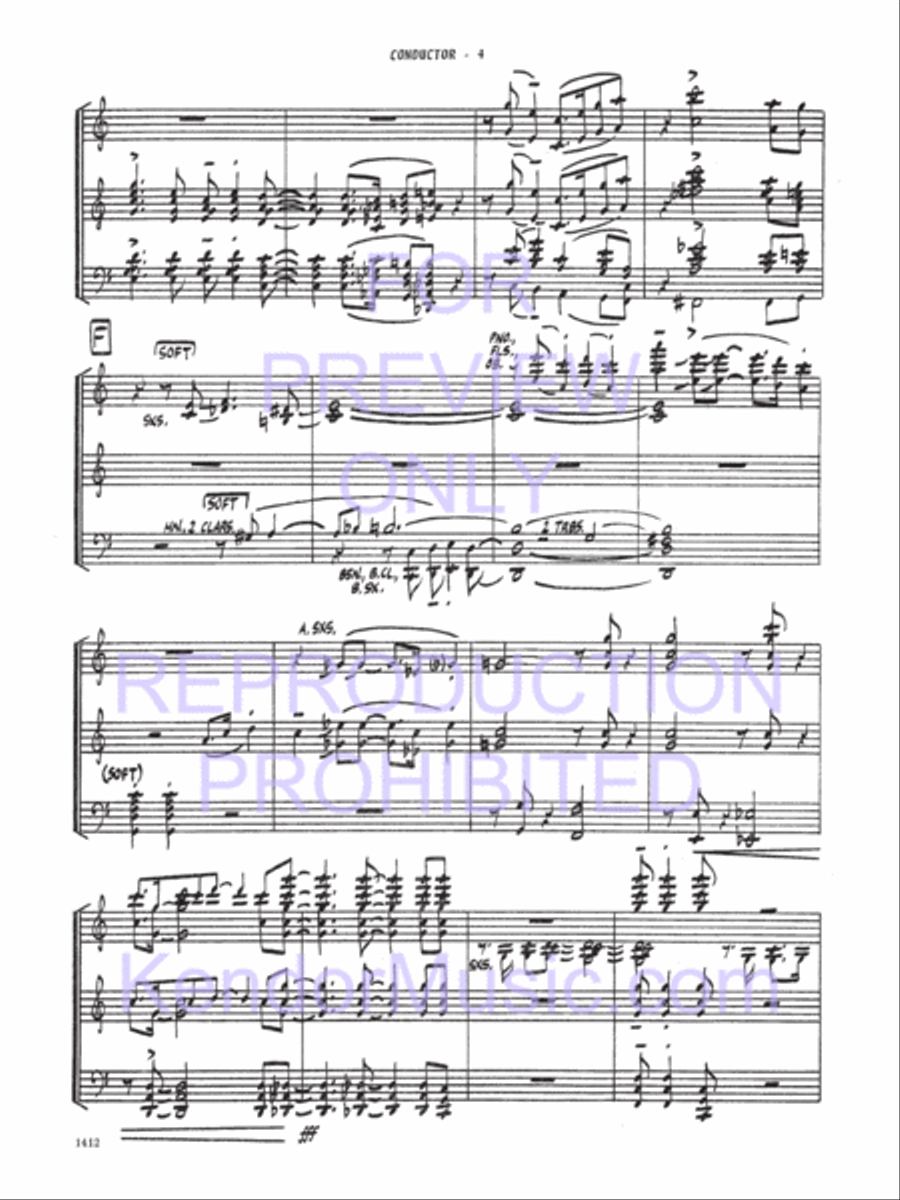 Comin' Through The Rye Jazz Ensemble scores gallery preview page 5