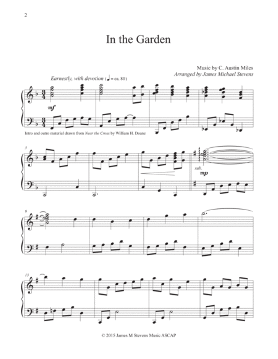 Hymn Trilogies for Piano, Vol. II Piano Solo scores gallery preview page 2