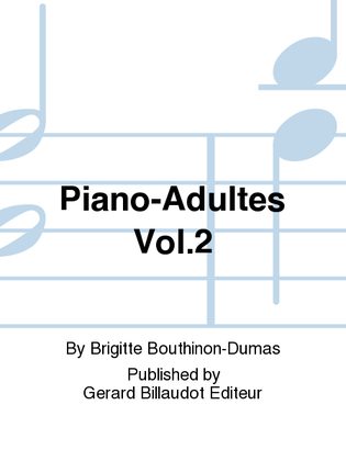 Book cover for Piano-Adultes Vol. 2