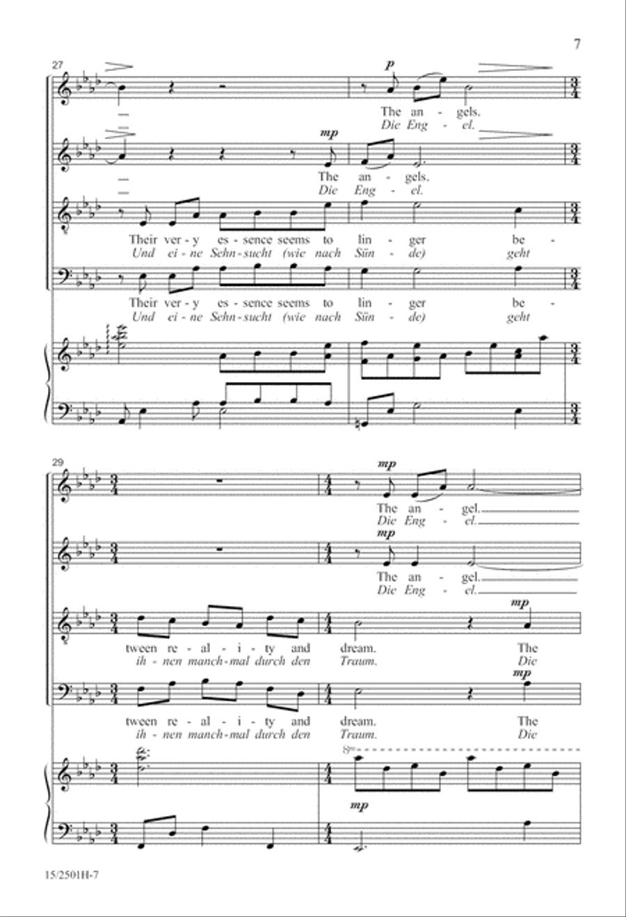 The Angels (Die Engel) The Angels (Die Engel) 4-Part scores gallery preview page 8