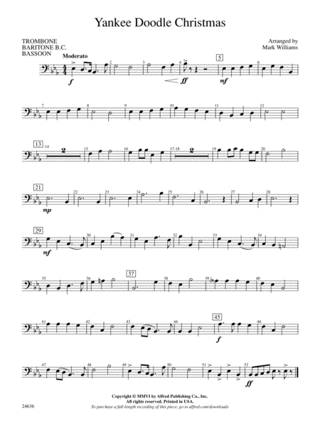 Yankee Doodle Christmas: 1st Trombone