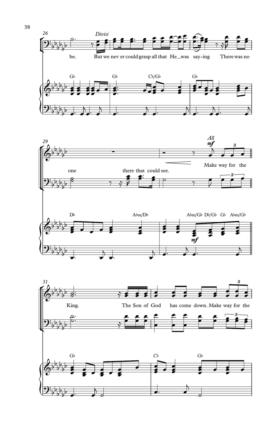 Make Way for the King 4-Part scores gallery preview page 4