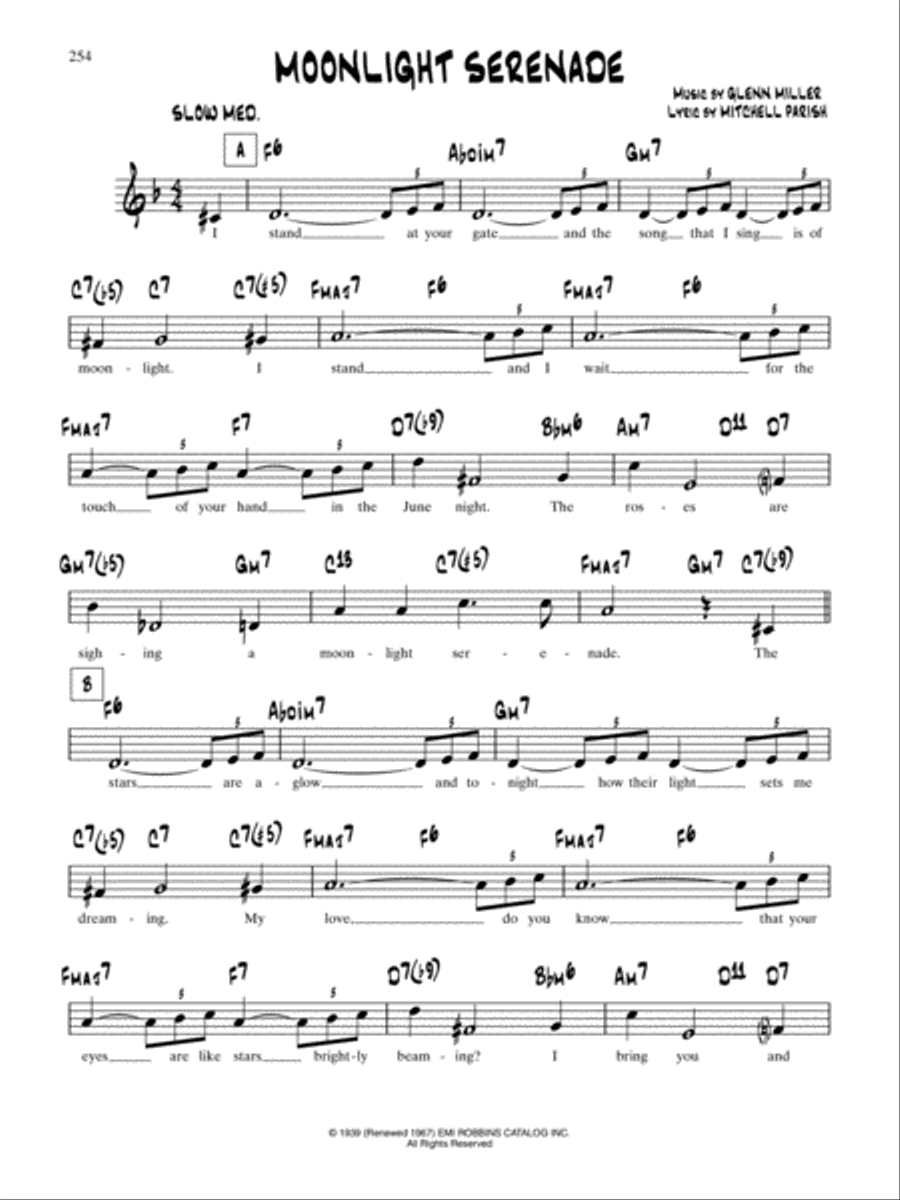 Moonlight Serenade Moonlight Serenade School and Community scores gallery preview page 1