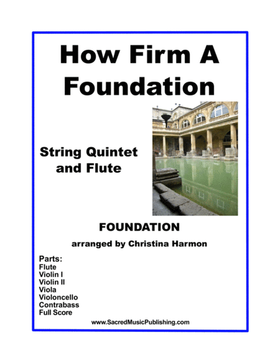 How Firm A Foundation – String Quintet and Flute image number null