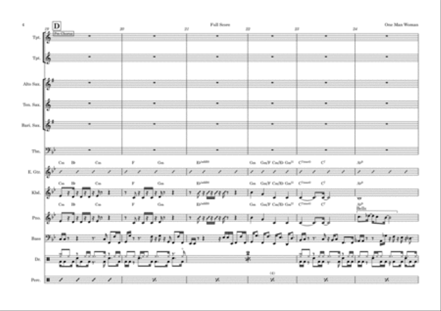 One Man Woman One Man Woman Tenor Saxophone scores gallery preview page 5