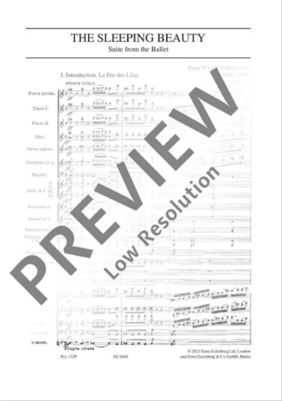 The Sleeping Beauty Orchestra scores gallery preview page 8