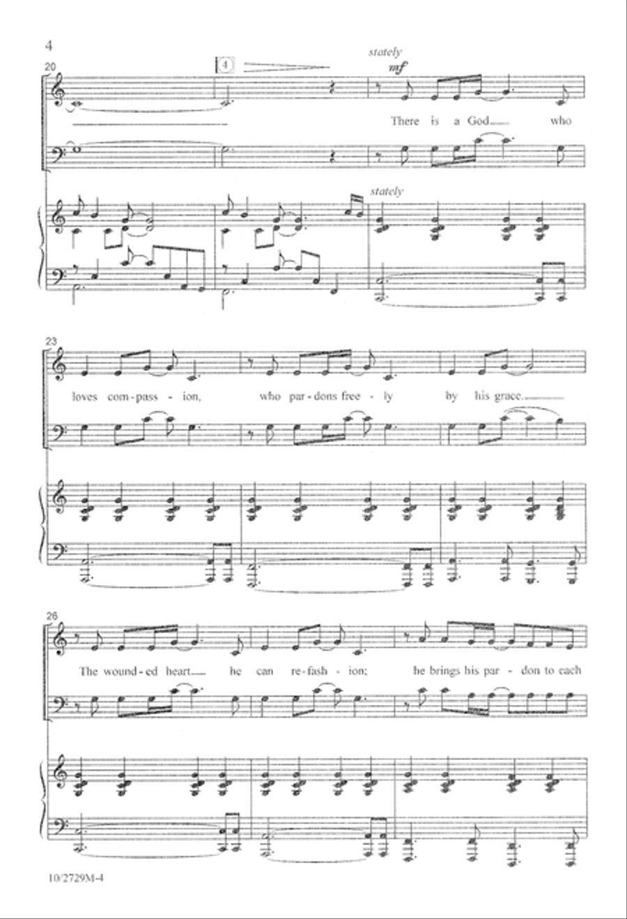There is a God There is a God 4-Part scores gallery preview page 4