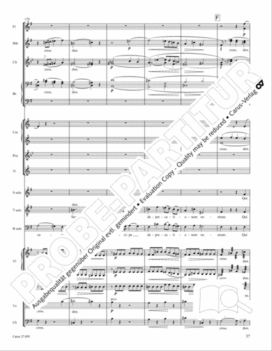 Messe solennelle de sainte Cecile STB scores gallery preview page 50