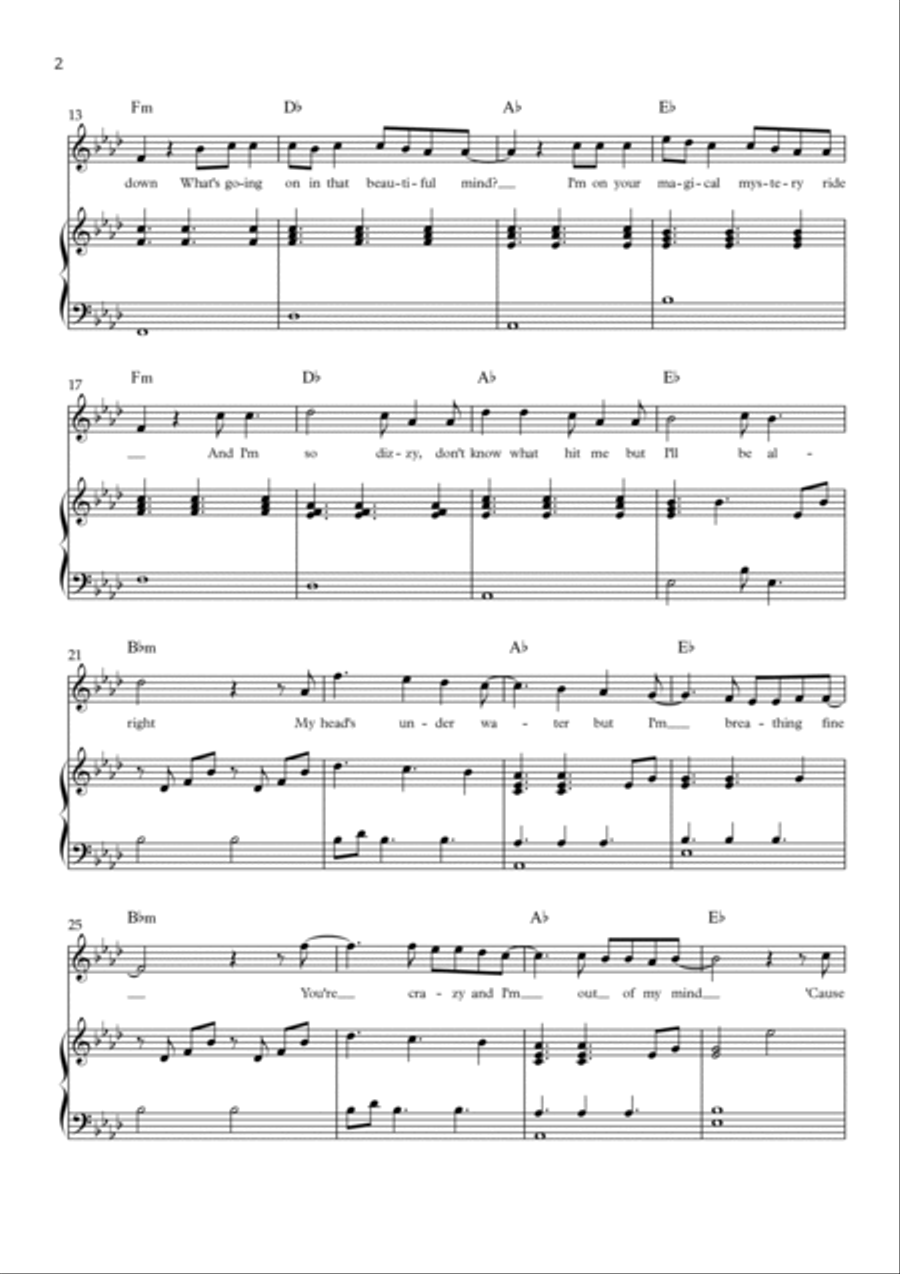 All Of Me Voice scores gallery preview page 2