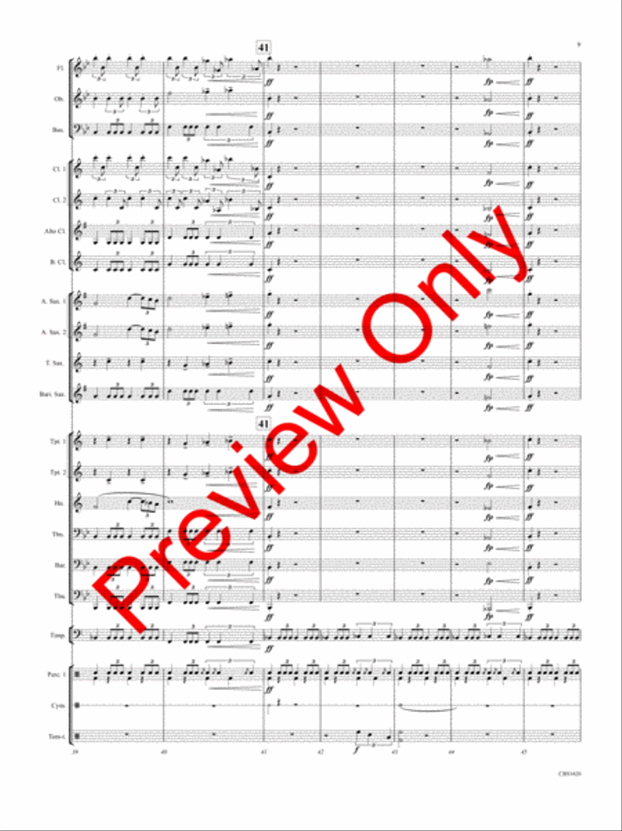 SPQR (Senatus Populusque Romanus ) Concert Band scores gallery preview page 10