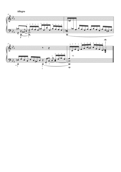 Prelude and Fugue in C minor BWV 847 image number null
