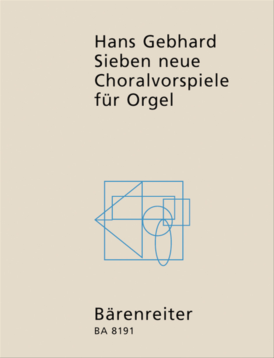 Sieben neue Choralvorspiele for Organ Organ Solo scores gallery preview page 1