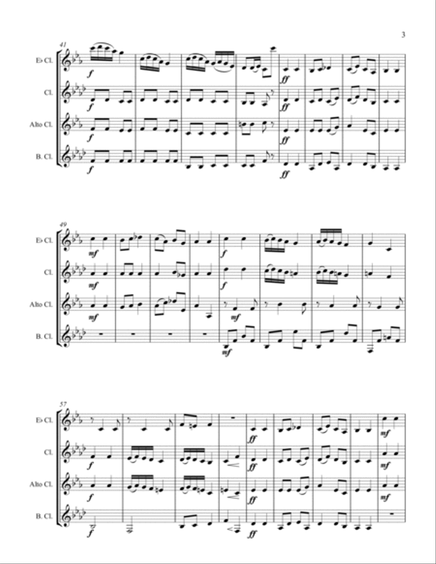 Dervish Dance Dervish Dance Woodwind Quartet scores gallery preview page 3