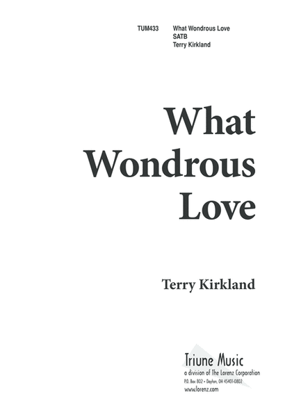 What Wondrous Love!