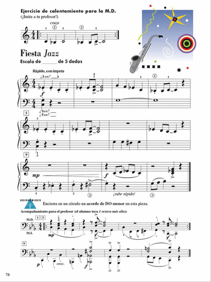 Lecciones Y Teoria - Libro Uno De Dos Nivel 3 Piano Method scores gallery preview page 7