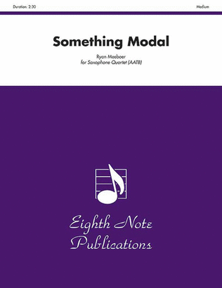 Book cover for Something Modal