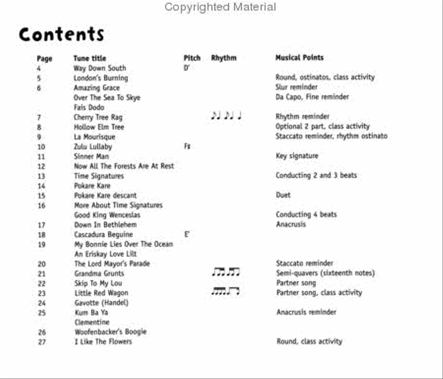 Recorder from the Beginning – Book 2 Recorder scores gallery preview page 2