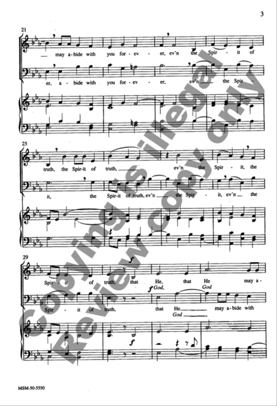 If You Love Me, Keep My Commandments 3-Part scores gallery preview page 4