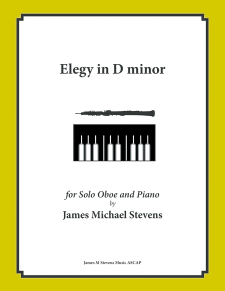 Elegy in D minor - Oboe and Piano image number null