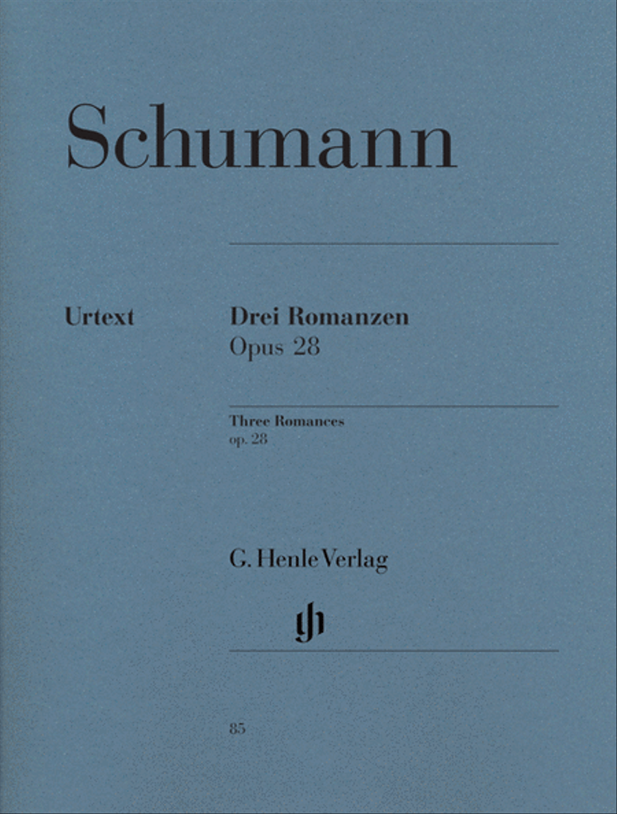 3 Romances Op. 28 Piano Solo scores gallery preview page 1