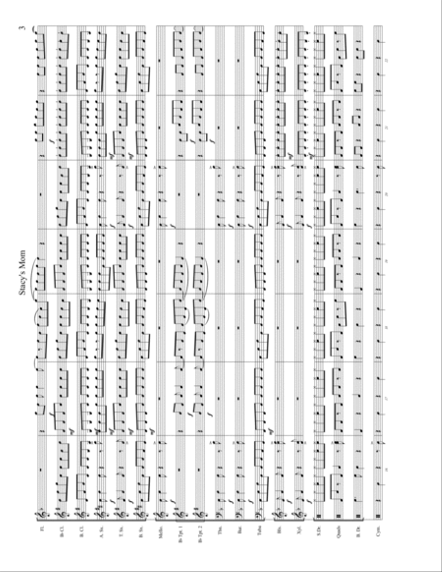 Stacy's Mom Marching Band scores gallery preview page 5