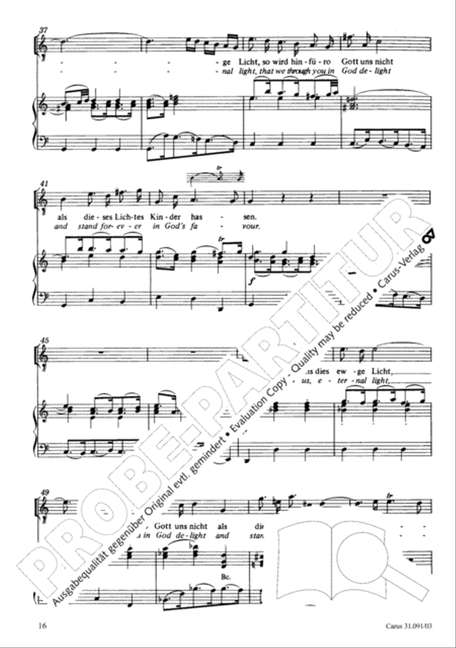 All praise to you, Lord Jesus Christ (Gelobet seist du, Jesu Christ) 4-Part scores gallery preview page 17