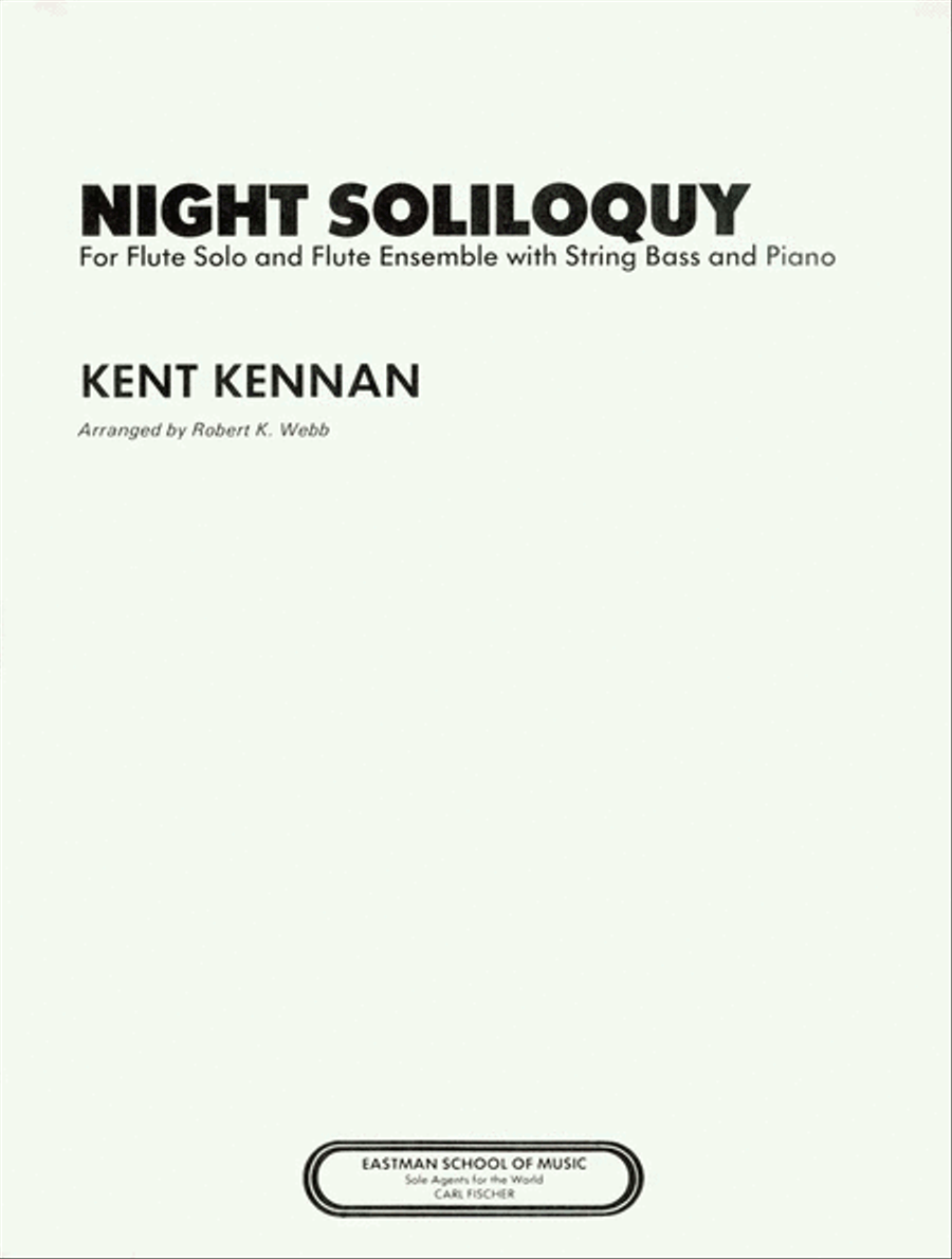 Night Soliloquy Piccolo scores gallery preview page 1