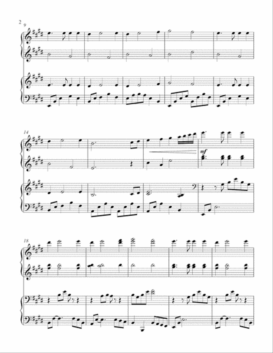 My Heart Will Go On (Love Theme from Titanic) 1 Piano, 4-Hands scores gallery preview page 3