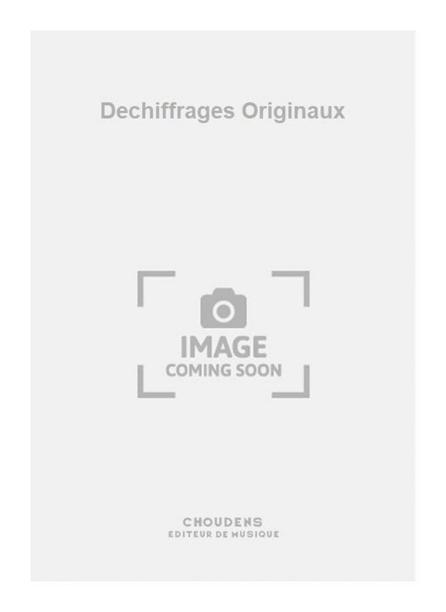 Dechiffrages Originaux Cello scores gallery preview page 1