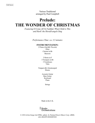 Prelude: The Wonder of Christmas