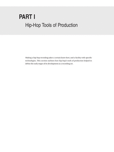Hip-Hop Production