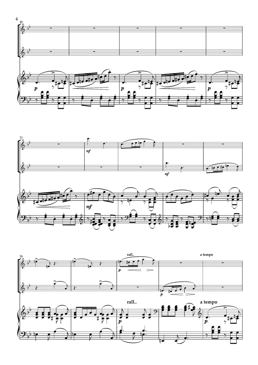 April (Snowdrop)-Tchaikovsky- Flute Duet with Piano-Intermediate April (Snowdrop)-Tchaikovsky- Flute Duet with Piano-Intermediate Flute Duet scores gallery preview page 5