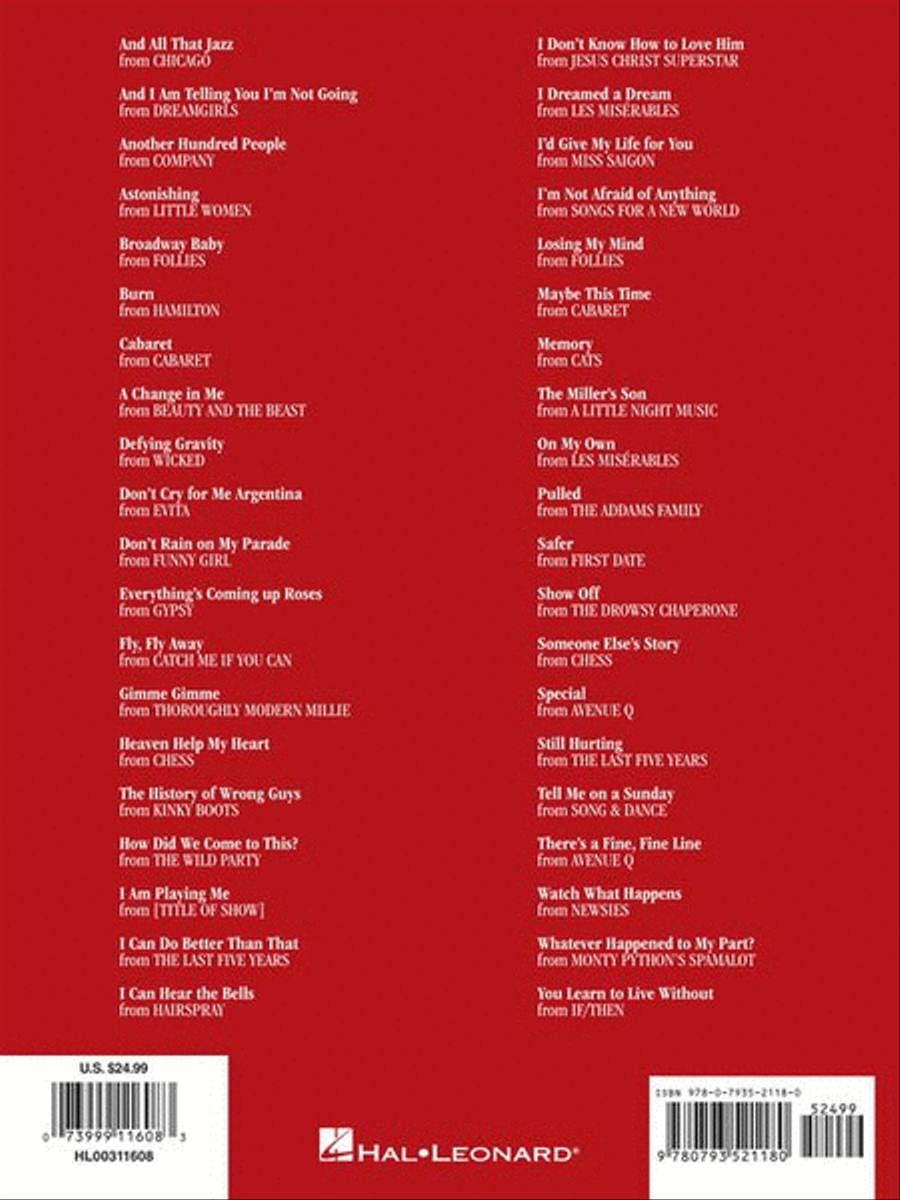 Broadway Belter's Songbook – Third Edition Voice scores gallery preview page 8