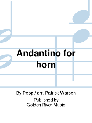 Andantino for horn