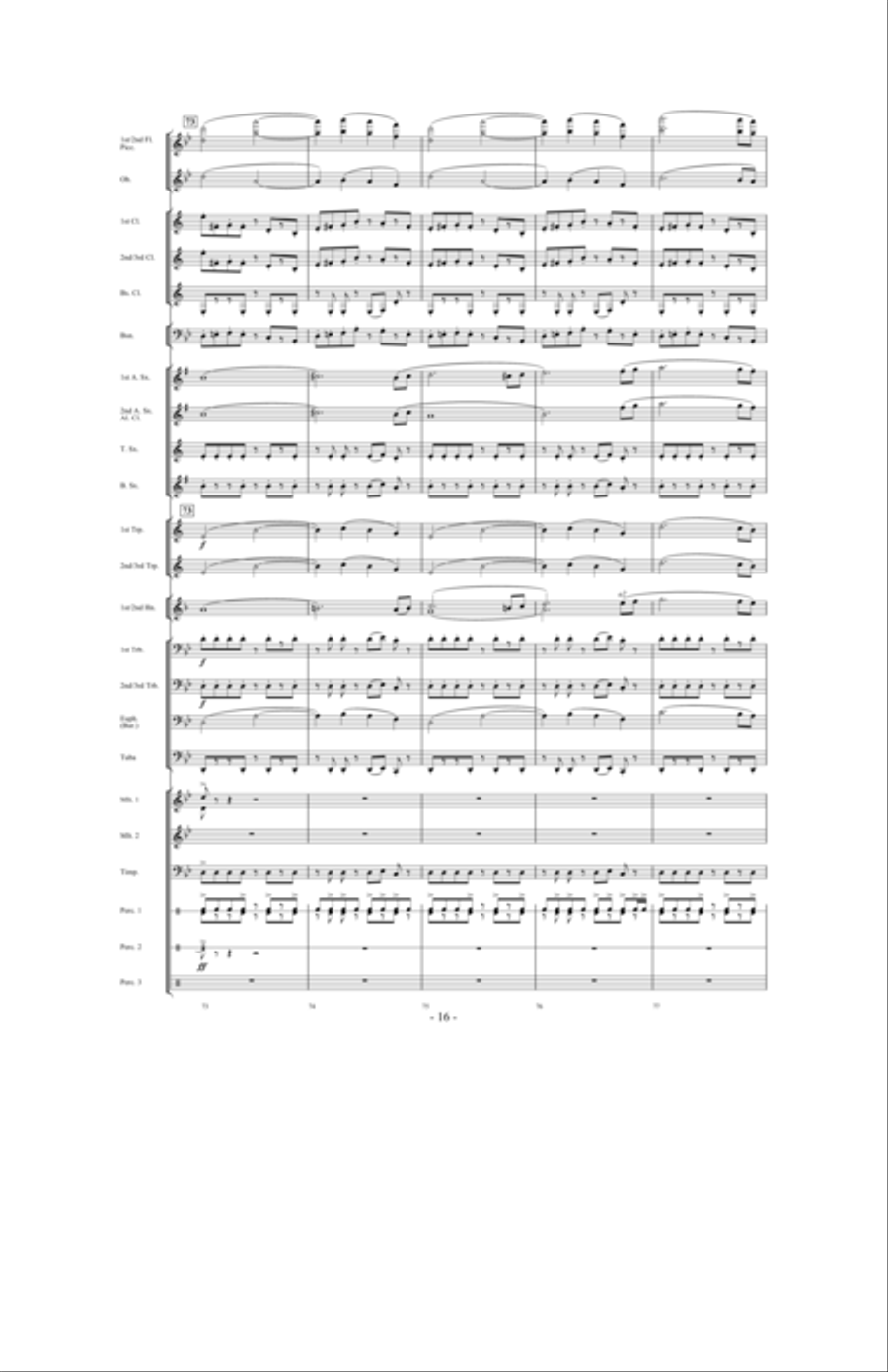 Toward the North Star Toward the North Star Concert Band scores gallery preview page 15