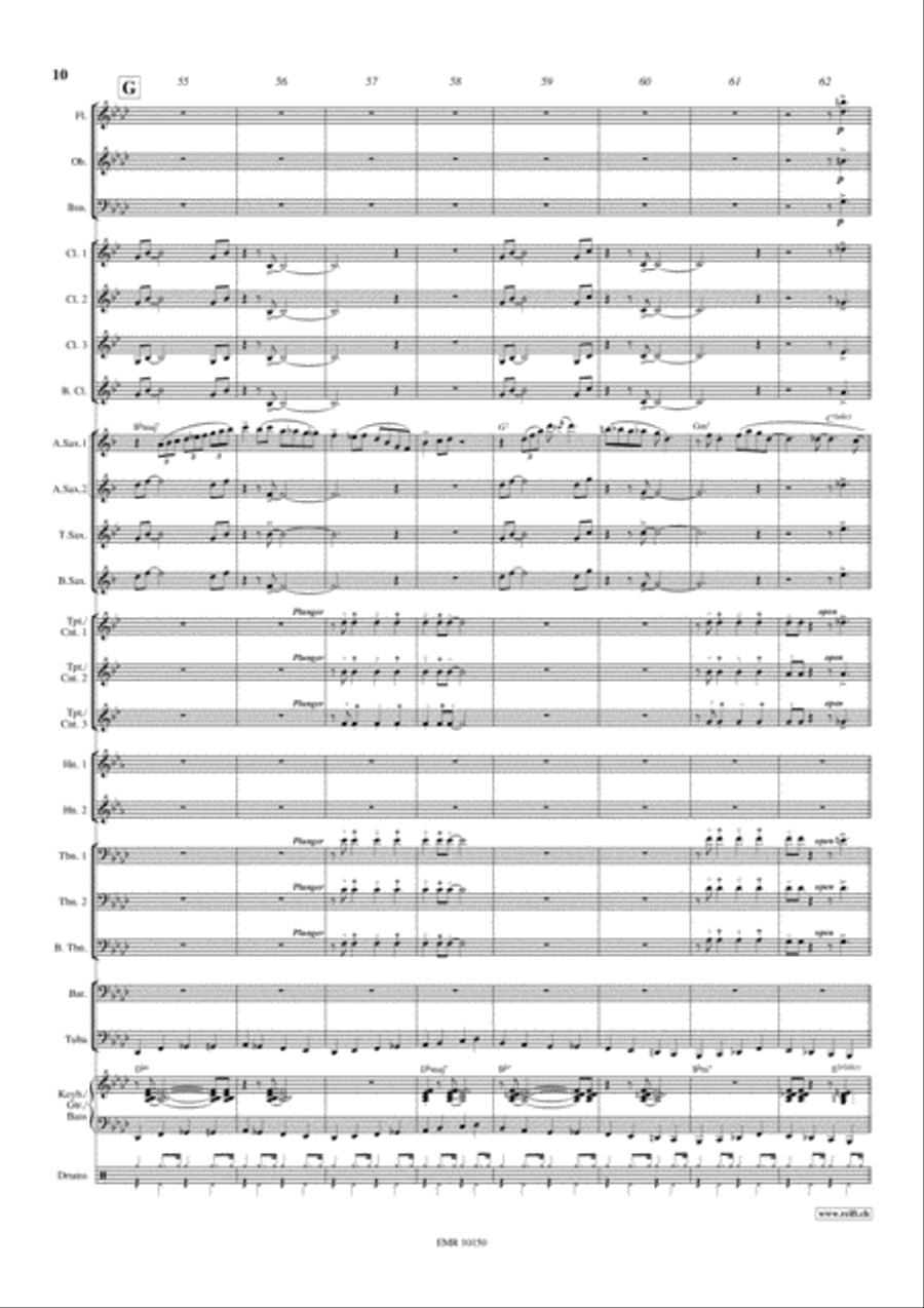 Take The A Train Concert Band scores gallery preview page 11