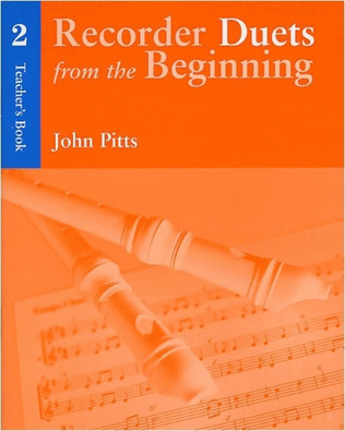 Book cover for Recorder Duets From The Beginning Teachers Book 2