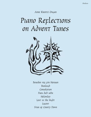 Book cover for Piano Reflections On Advent Tunes