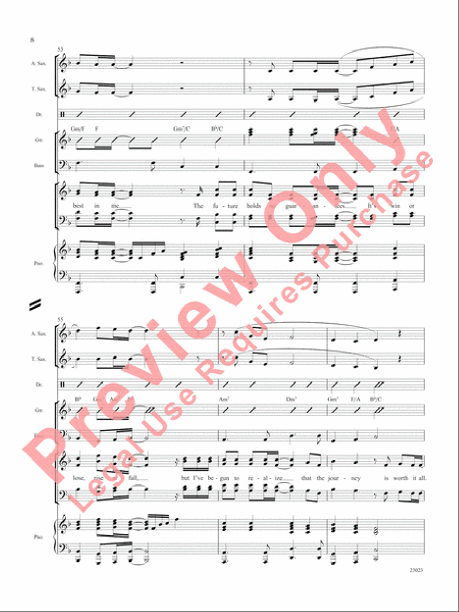 The Journey The Journey Choir scores gallery preview page 9